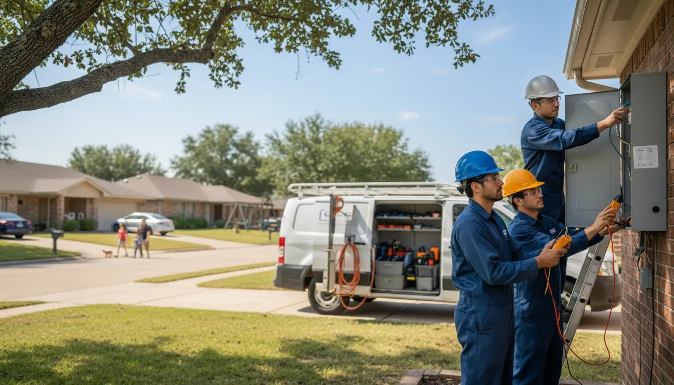 Certified electrician providing emergency electrical services in Crocheron, MD